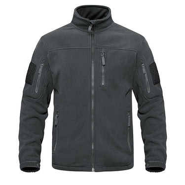 Tactical Fleece Zip-Up Patch Jacket - Military Overstock